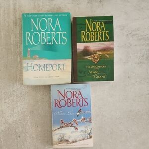 Nora Roberts Paperback Books Set Of 3